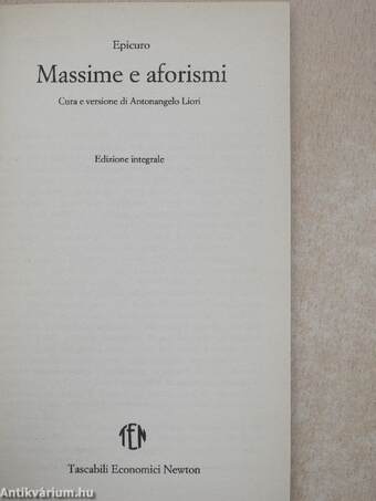 Massime e aforismi