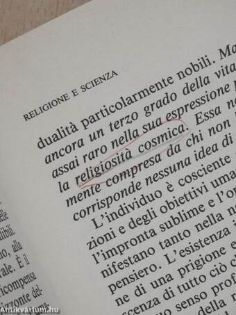 Come io vedo il mondo/La teoria della relativitá