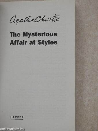 The Mysterious Affair at Styles