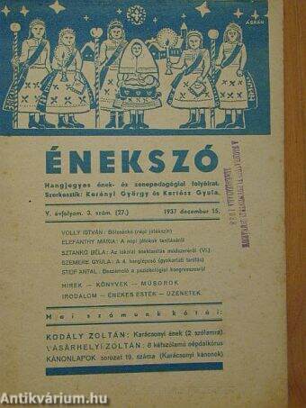 Énekszó 1937. december 15.