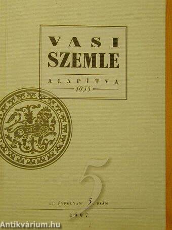 Vasi Szemle 1997/5.