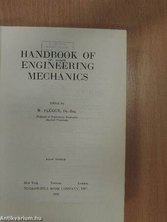 Handbook of Engineering Mechanics