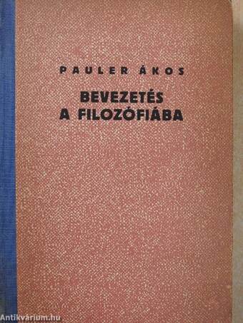 Bevezetés a filozófiába