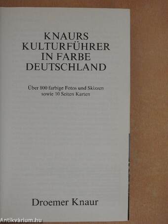 Knaurs Kulturführer in Farbe Deutschland