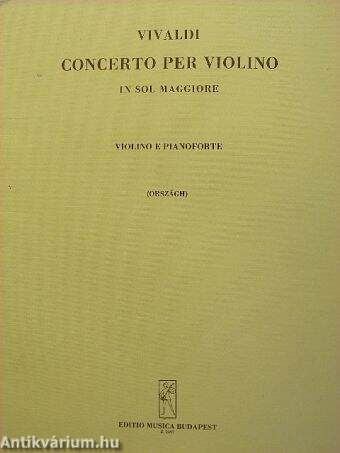 Concerto per Violino