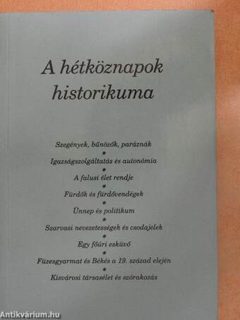 A hétköznapok historikuma