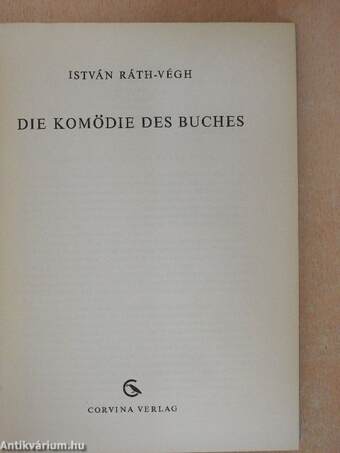 Die Komödie des Buches