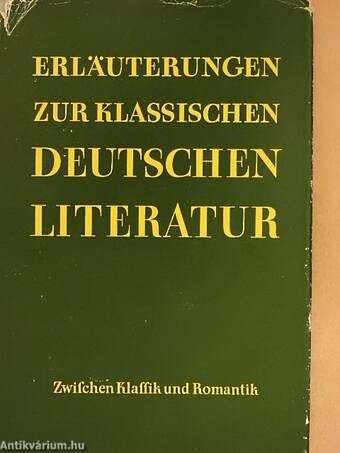 Zwischen Klassik und Romantik