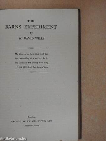 The Barns Experiment