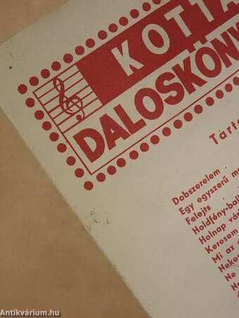 Kottás daloskönyv 43.