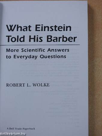 What Einstein told his barber