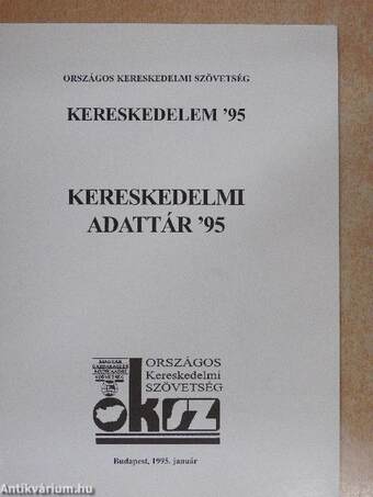 Kereskedelmi adattár '95