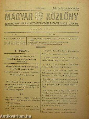 Magyar Közlöny 1957. március 2.