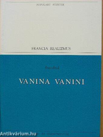 Vanina Vanini (Elbeszélések)