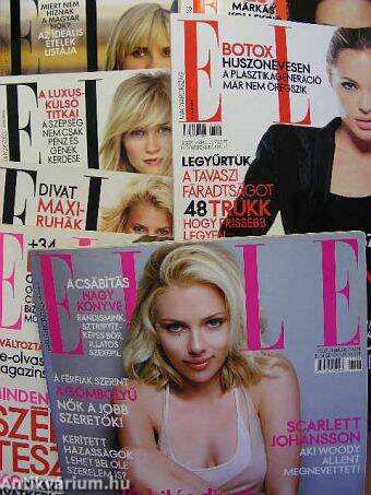 ELLE 2007-2008. (vegyes számok) (7 db)