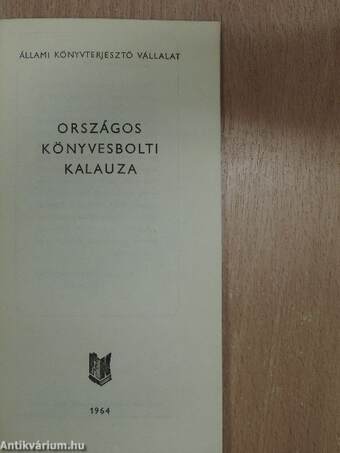 Állami Könyvterjesztő Vállalat országos könyvesbolti kalauza