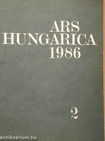 Ars hungarica 1986/2.