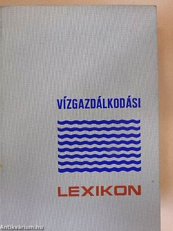 Vízgazdálkodási lexikon