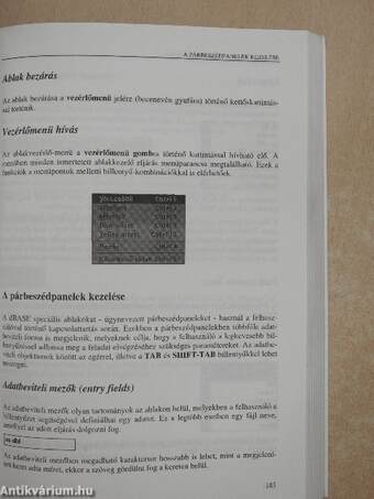 Adatbáziskezelés dBase 5.0 for Windows rendszerben 