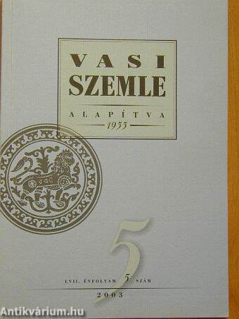 Vasi Szemle 2003/5.