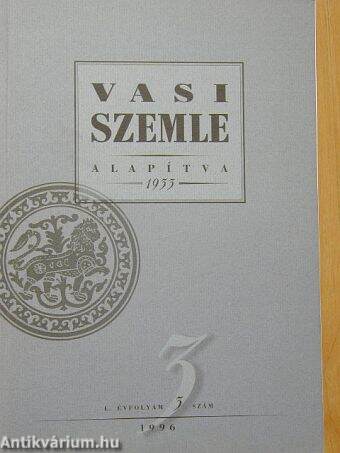 Vasi Szemle 1996/3.