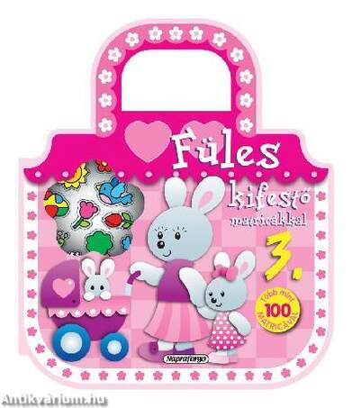 Füles kifestő matricákkal - 3. Babakocsi