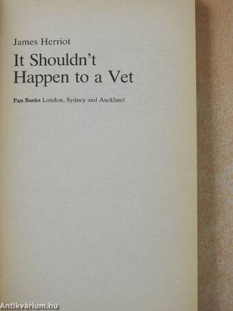 It Shouldn't Happen to a Vet