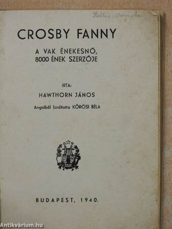 Crosby Fanny