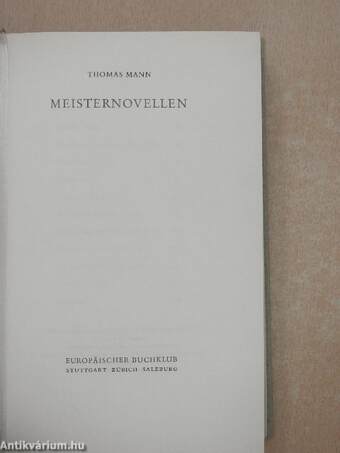 Meisternovellen