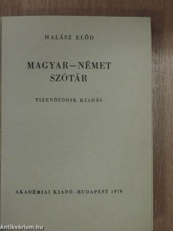 Magyar-német szótár