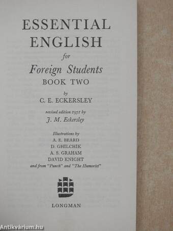 Essential English for Foreign Students 2. - Student's Book