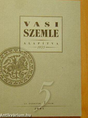 Vasi Szemle 2001/5.