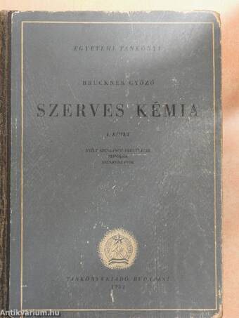 Szerves kémia I.