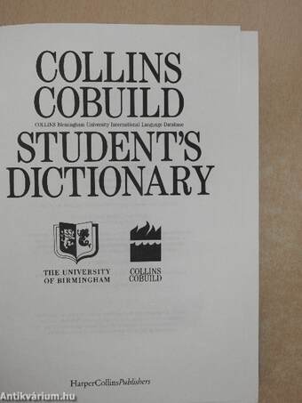 Collins Cobuild Student's Dictionary