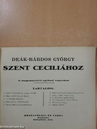 Szent Ceciliához