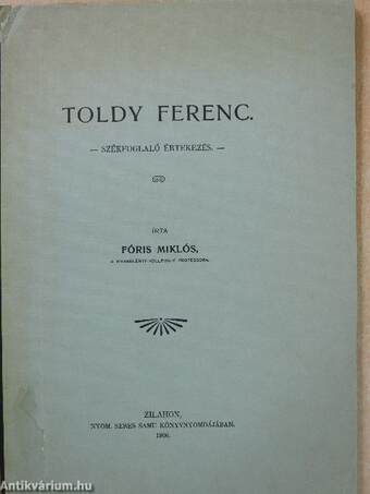 Toldy Ferenc 