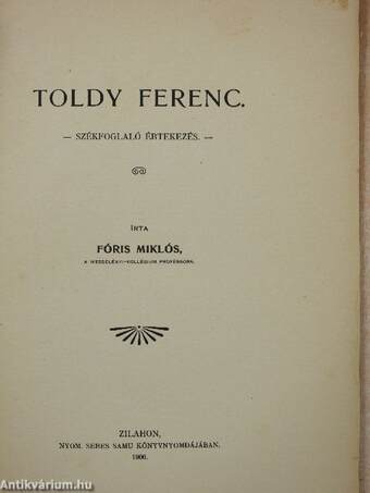 Toldy Ferenc 