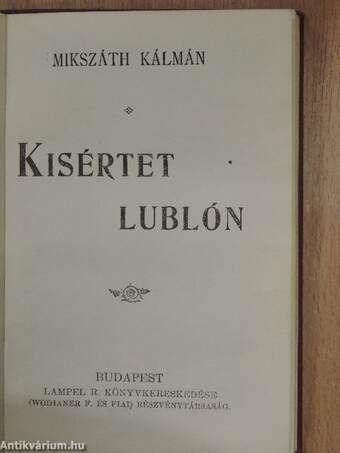 A gavallérok/Kisértet Lublón