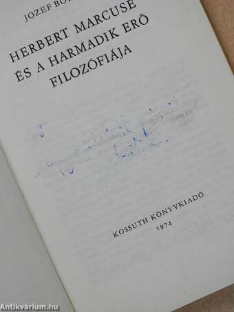 Herbert Marcuse és a harmadik erő filozófiája