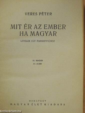 Mit ér az ember ha magyar