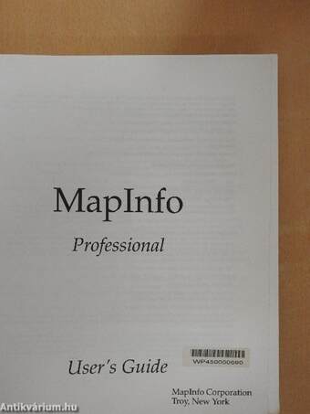 MapInfo Professional User's Guide