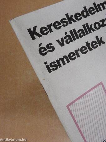 Kereskedelmi és vállalkozási ismeretek I/3.