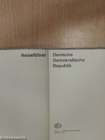 Reiseführer Deutsche Demokratische Republik