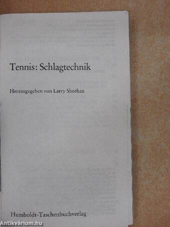 Tennis: Schlagtechnik