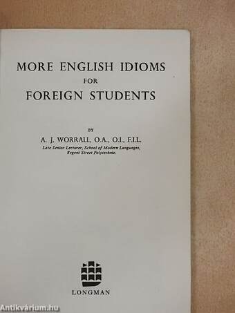 More English Idioms For foreign students