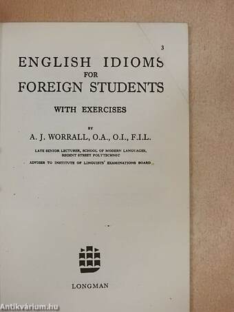 English Idioms for Foreign Students