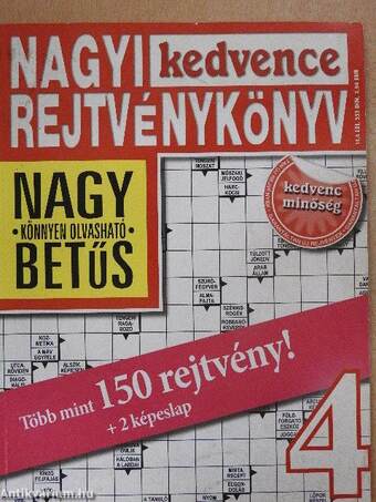 Nagyi kedvence rejtvénykönyv 4.