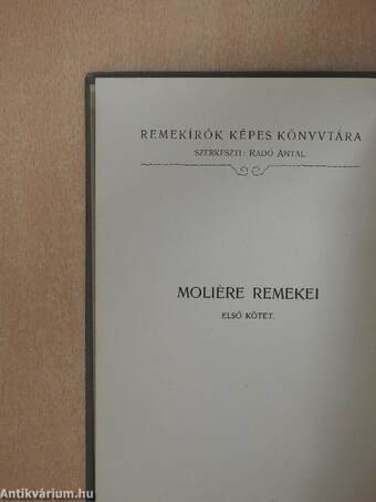 Moliére remekei I-II.