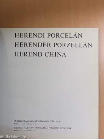 Herendi porcelán