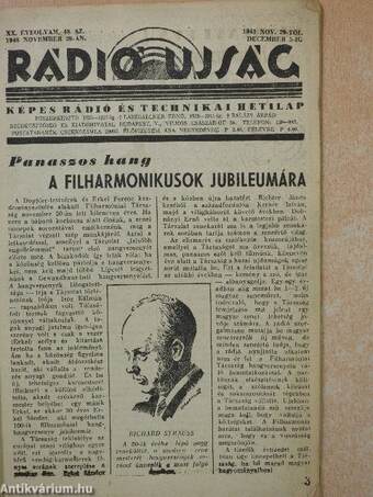 Rádió Ujság 1943. november 29-től december 5-ig